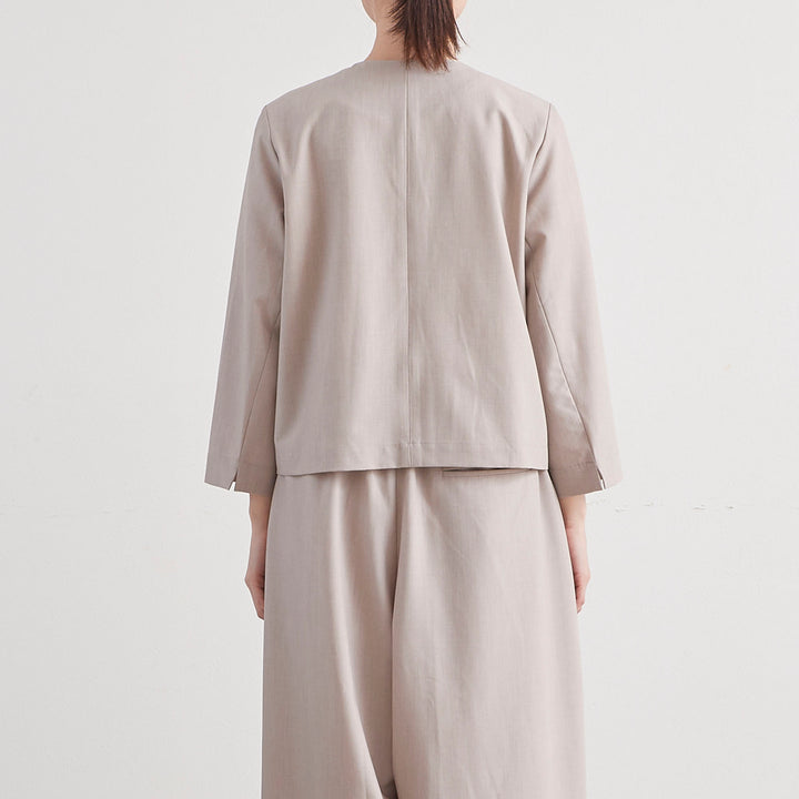 un cinq アンサンク］ #021 Tropical V-neck Jacket トロピカル V