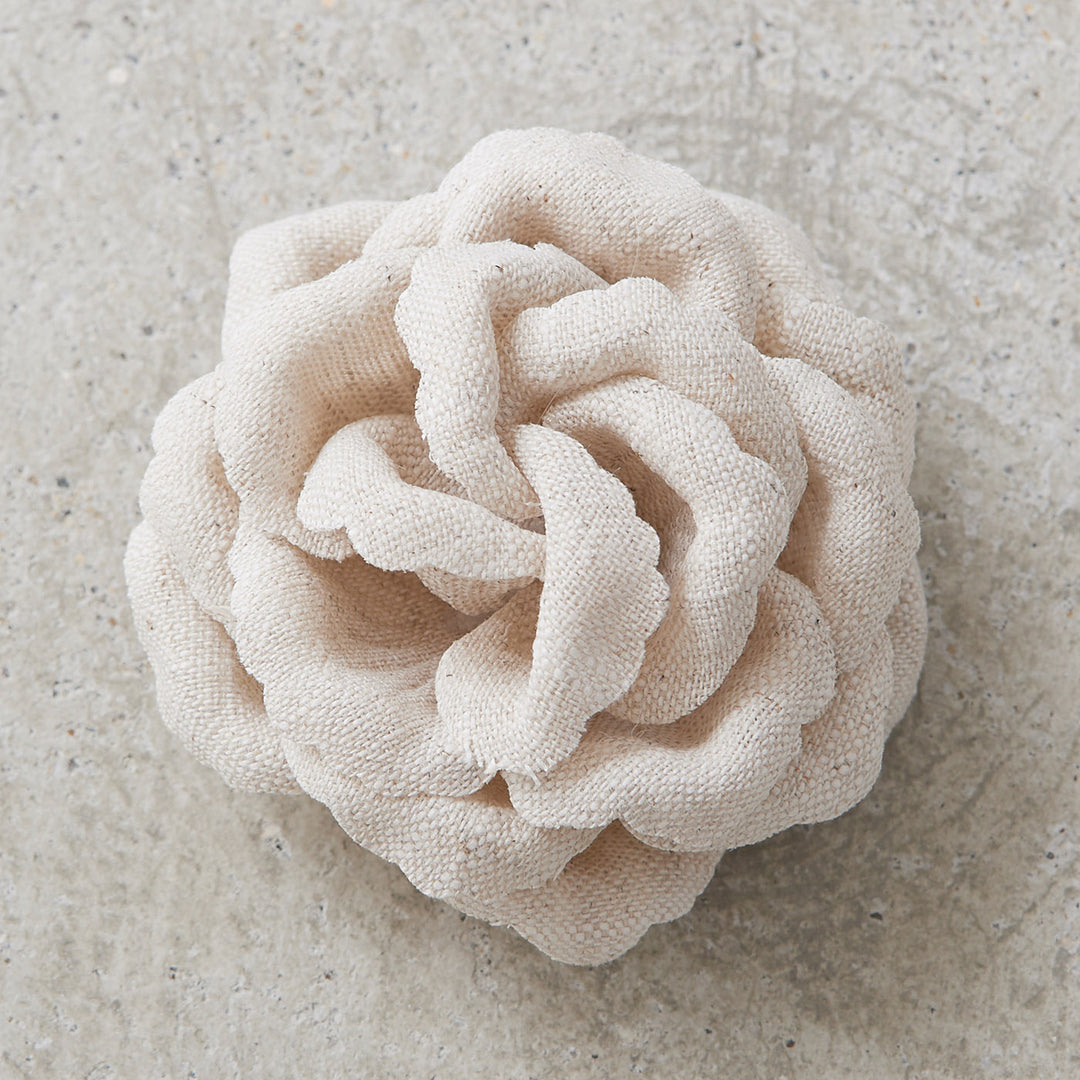 un cinq アンサンク］ #25-20 Linen Corsage Rose リネン