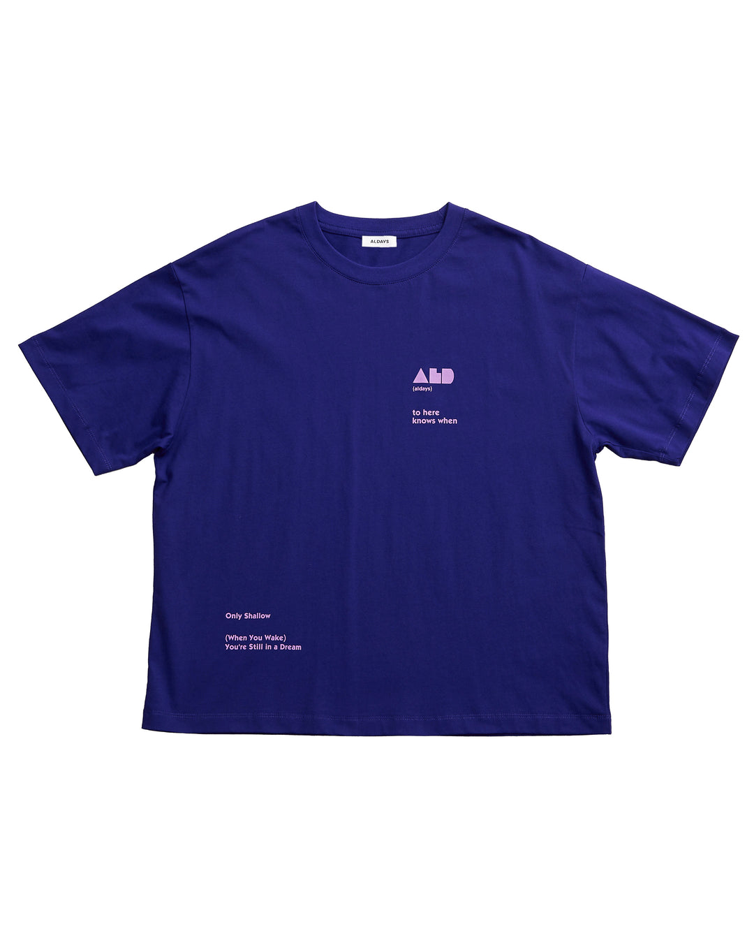 ALDAYS オルデイズ］ #022 HalfSleeve Print Tee 