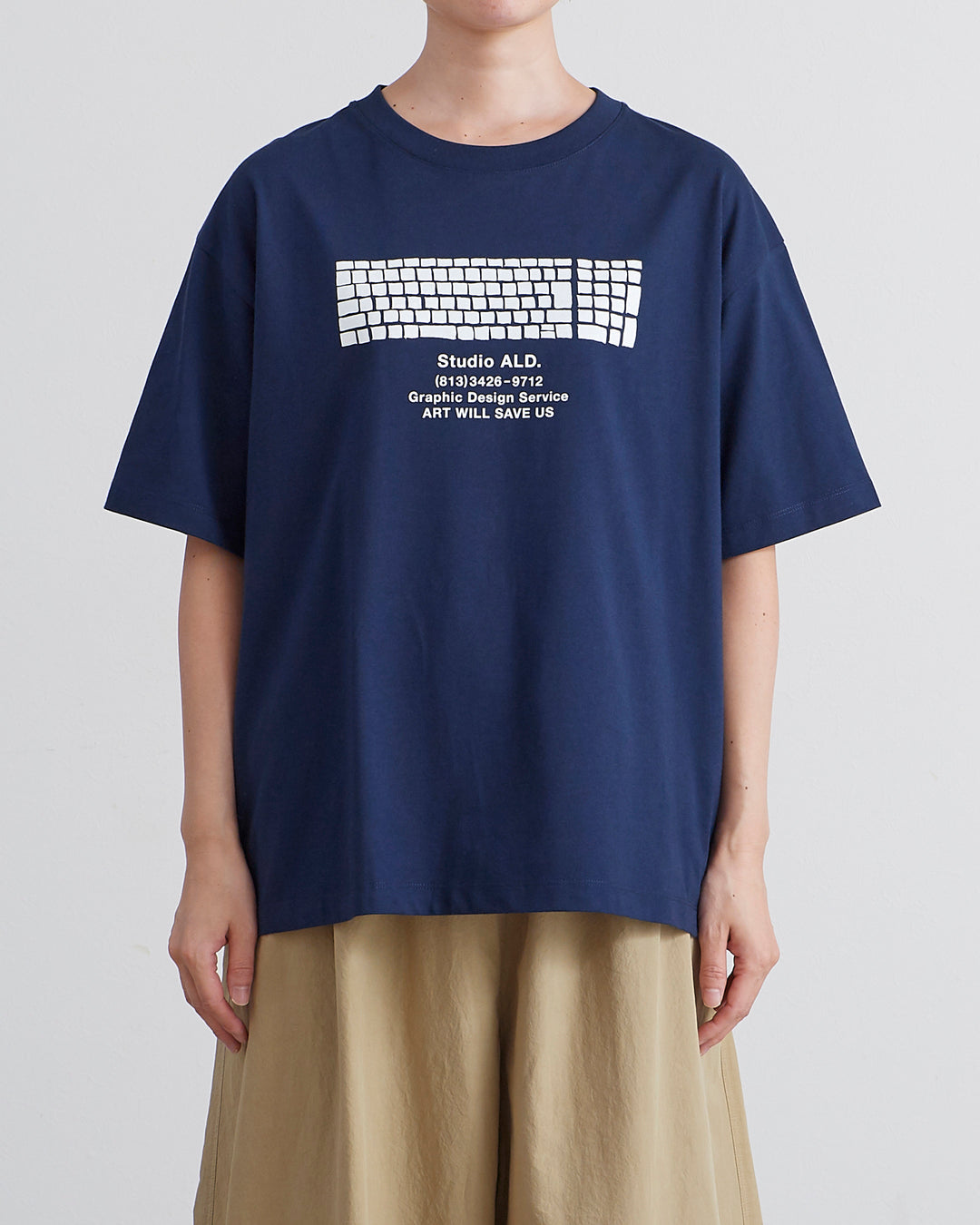 ALDAYS オルデイズ］ #022 HalfSleeve Print Tee 