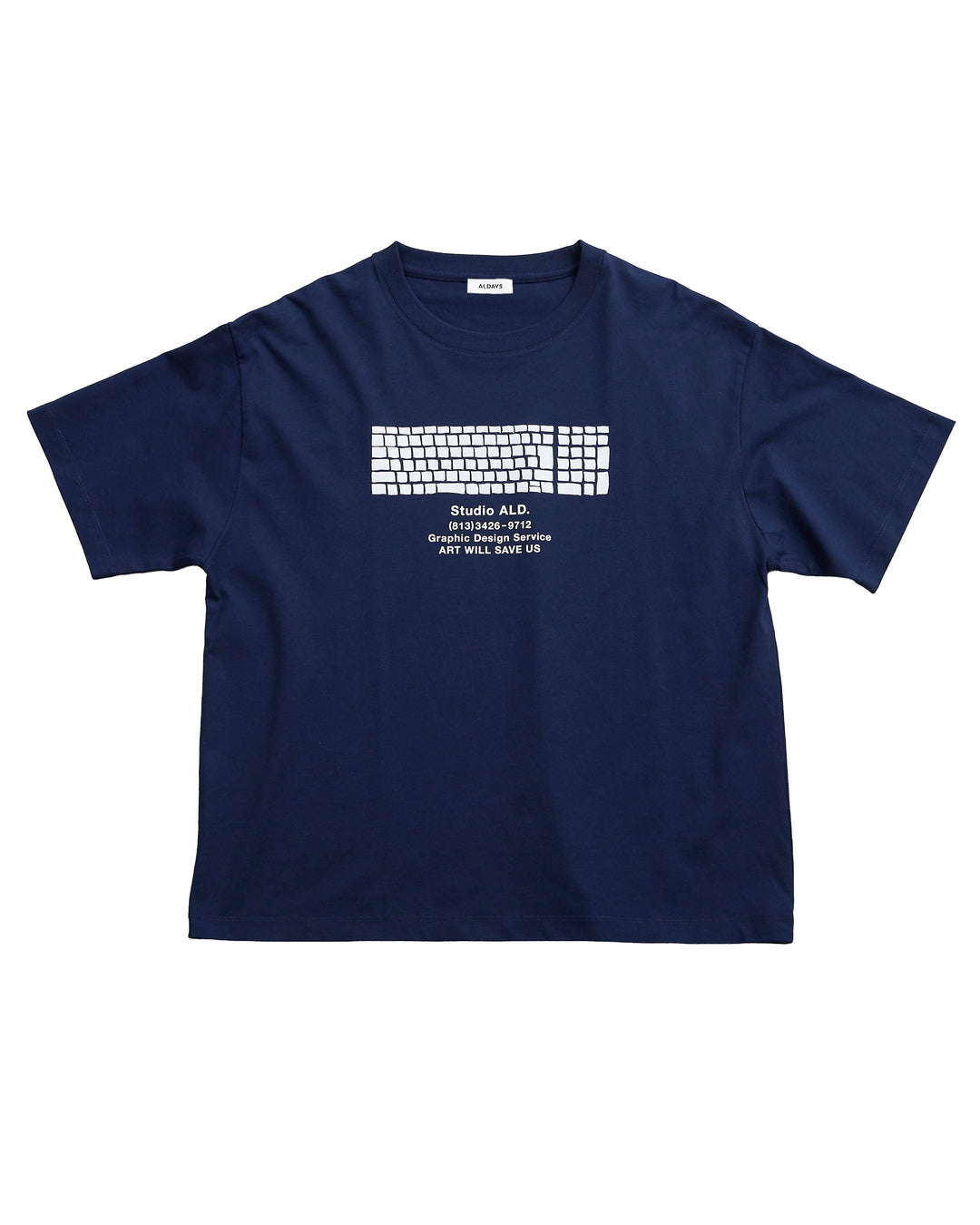 ALDAYS オルデイズ］ #022 HalfSleeve Print Tee 