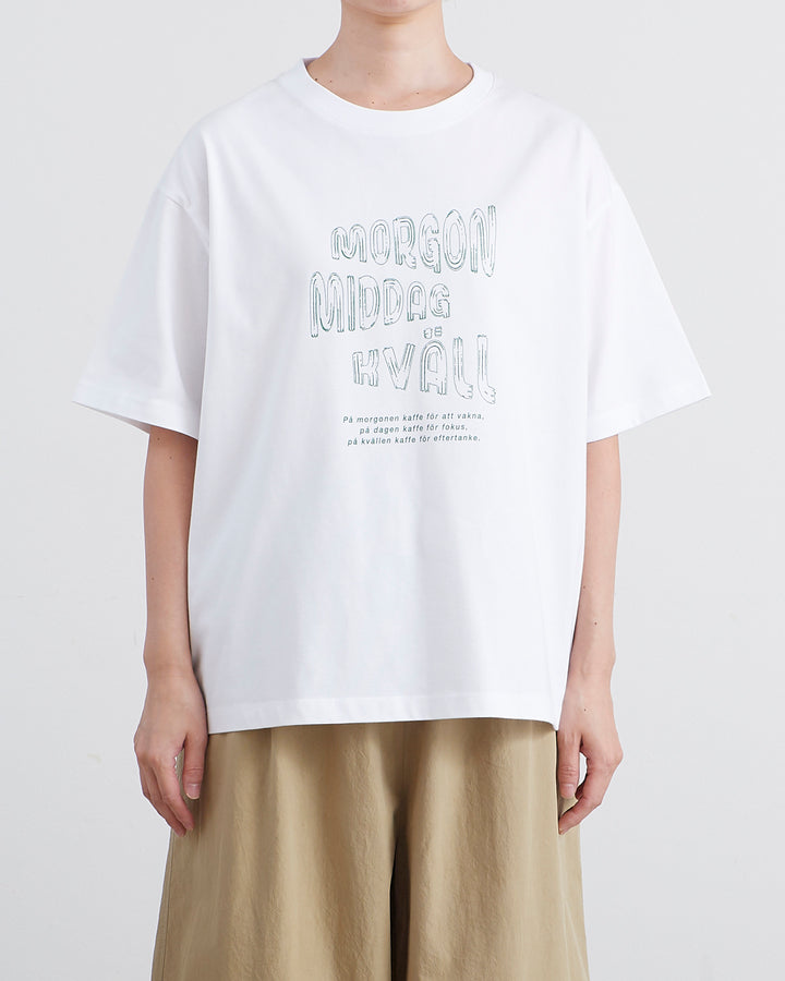 ALDAYS オルデイズ］ #SS034 6.5oz Box Silhouette Tee 