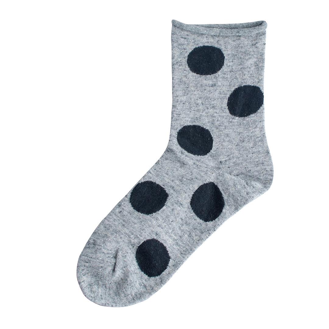 Homie ホミー］#003 Cotton Linen Dot Socks コットンリネン