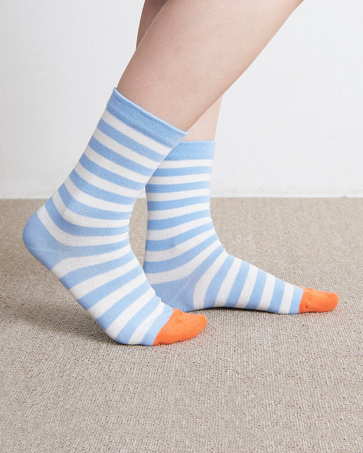 Homie ホミー］#019 Cotton Border Socks コットン ボーダー ソックス