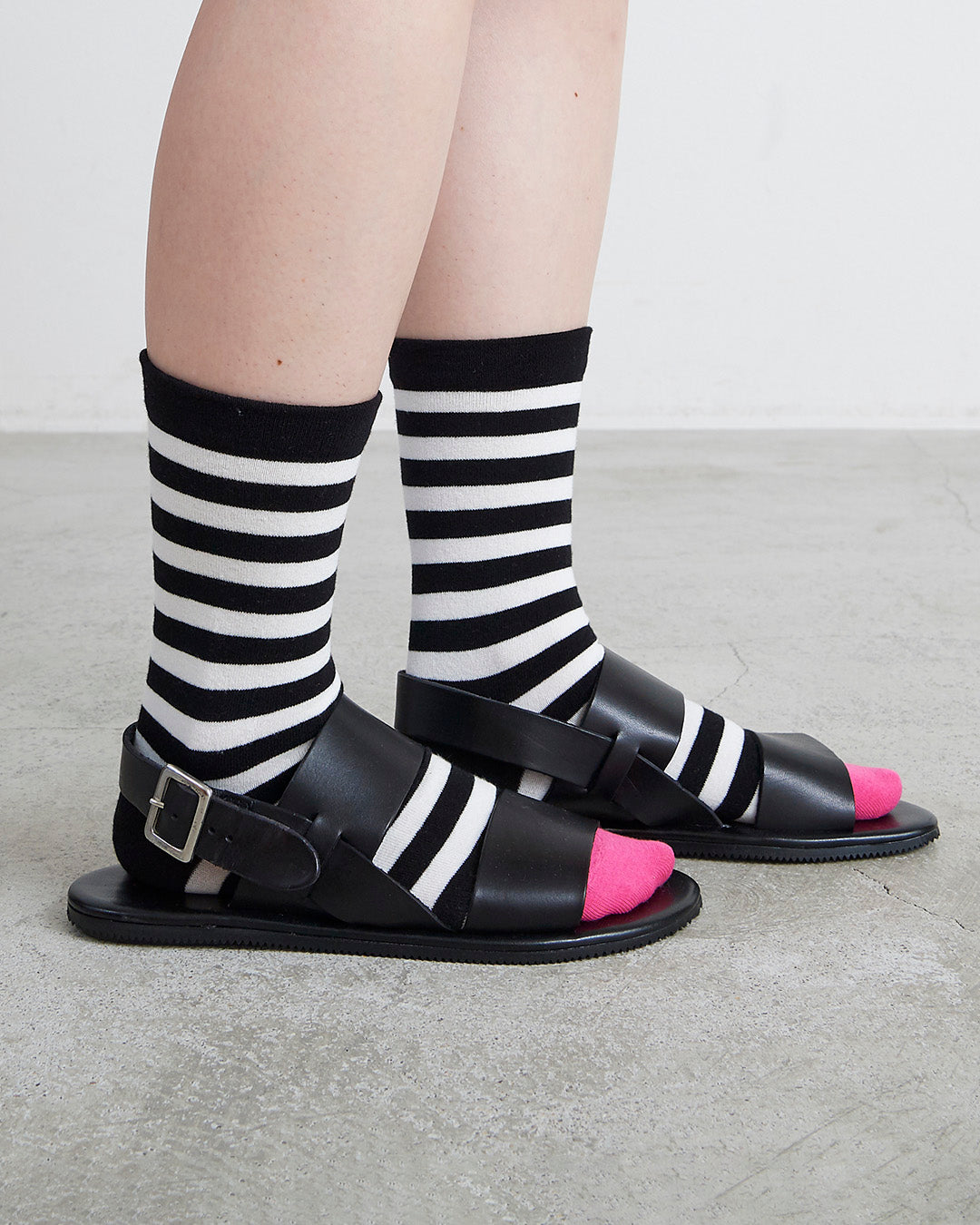 Homie ホミー］#019 Cotton Border Socks コットン ボーダー ソックス