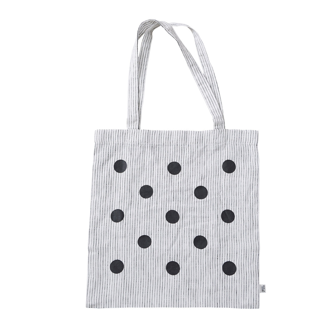 FIL フィル］#005 Linen Dot Print Tote Bag リネン ドット