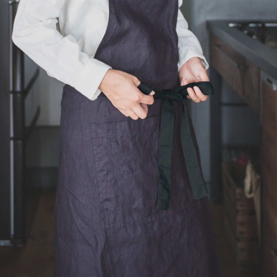 アトリエ GG LINEN DENIM APRON 2½ リネンエプロン – JINNAN HOUSE