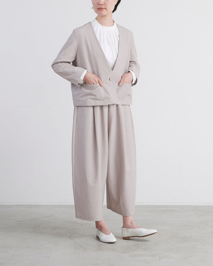 un cinq アンサンク］ #26-04 Tropical V-neck Jacket トロピカル V