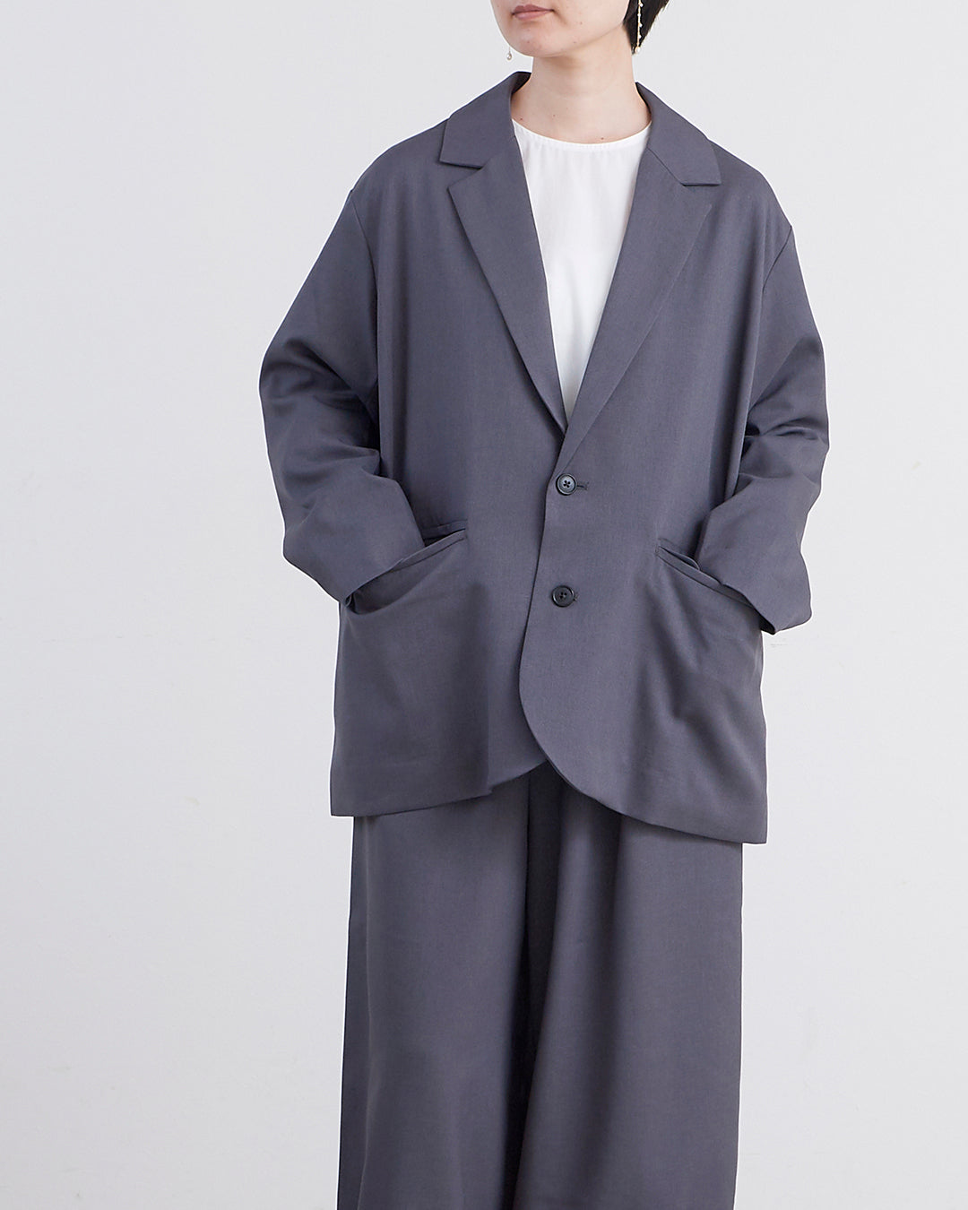 un cinq アンサンク］ #26-12 Twill Stretch Tailored Jacket ツイル