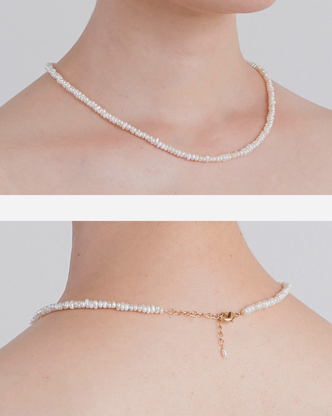 un cinq アンサンク］ #26-24 Nuance Pearl Necklace ニュアンス