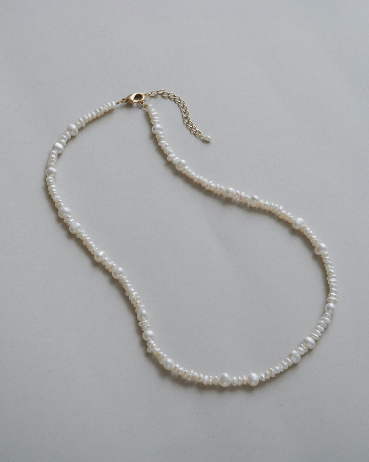 un cinq アンサンク］ #26-25 Random Pearl Necklace ランダム パール