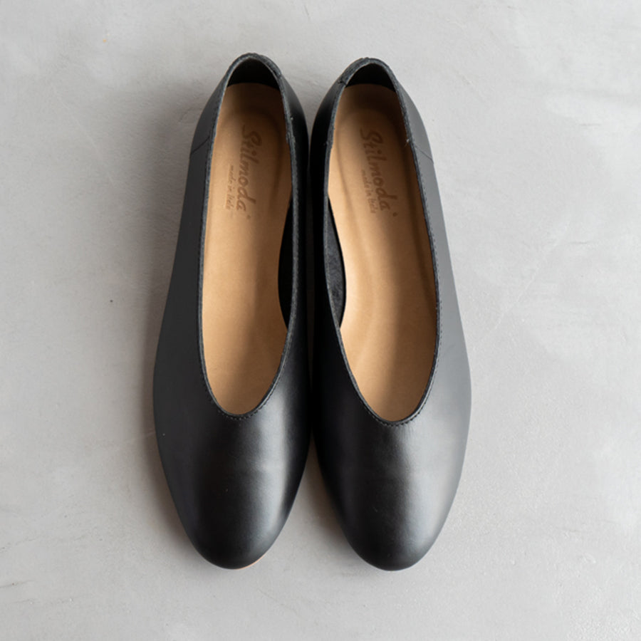 ［STILMODA スティルモーダ］ Leather Flat Shoes レザー フラットシューズ - 7602 -