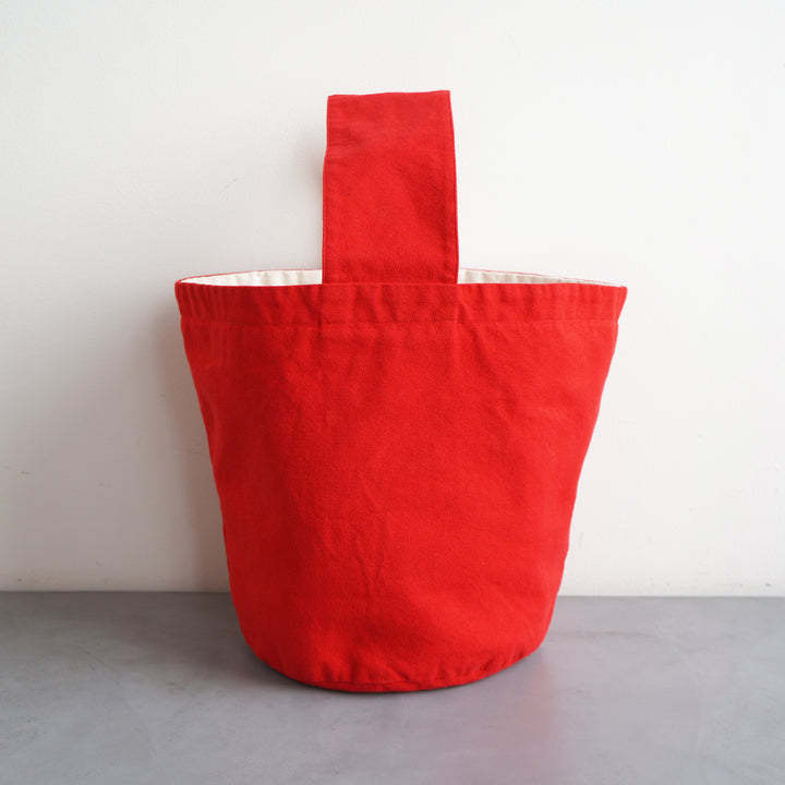 pouto ポウト］#002 CANVAS BUCKET BAG MEDIUM キャンバス